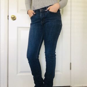 Straight Leg Levi Strauss Denim Jeans